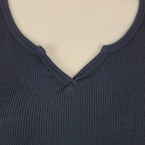 Streetwear Society Essentials Black Ribbed Short Sleeve T-Shirt XS - Picture 4 of 16